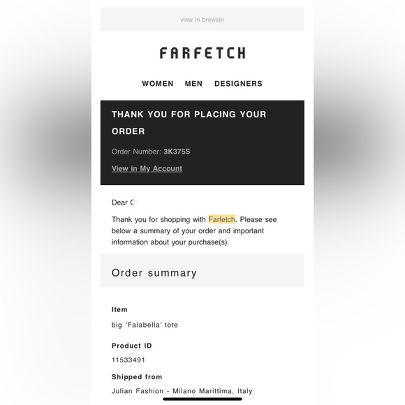 100% Authentic Pristine Stella McCartney Falabella Tote Bag - Picture 10 of 10